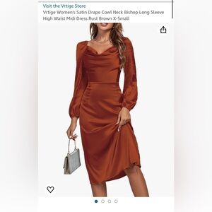 Amazon Rust dress size xs